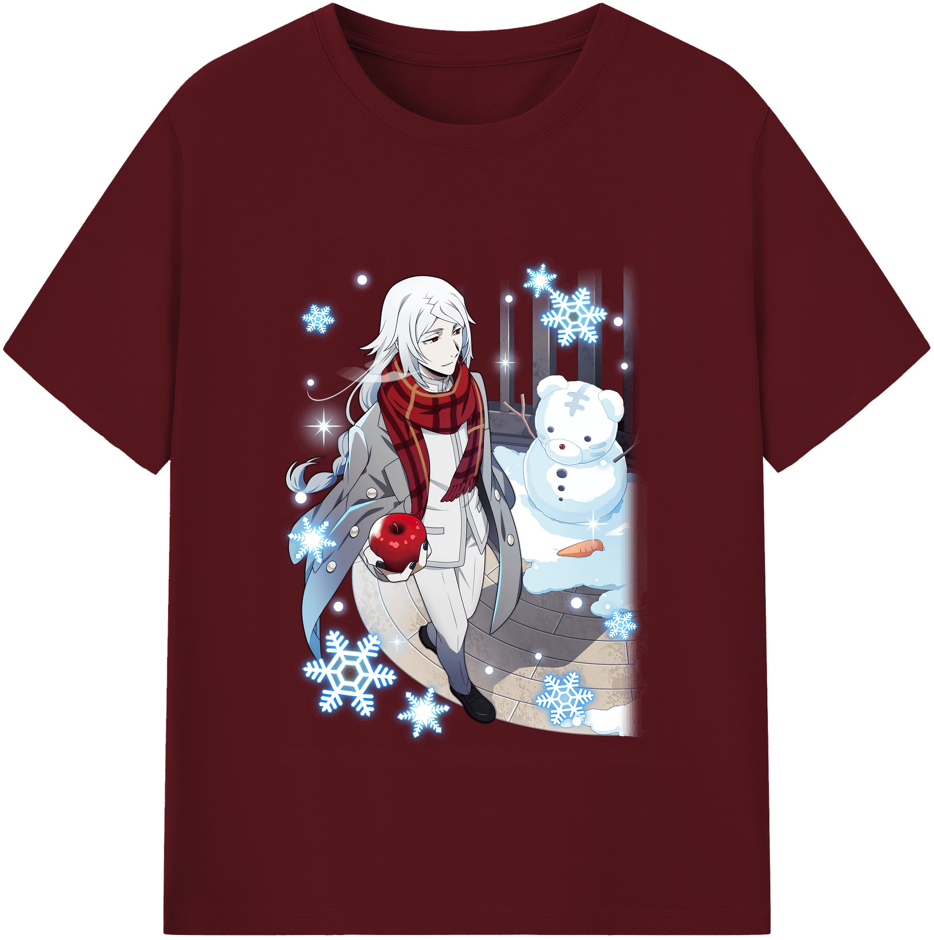 （画像用） 文豪ストレイドッグス Bungo Stray Dogs 綿100％半袖Tシャツ（フロントプリント）